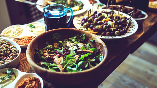 bowls of healthy food on a table