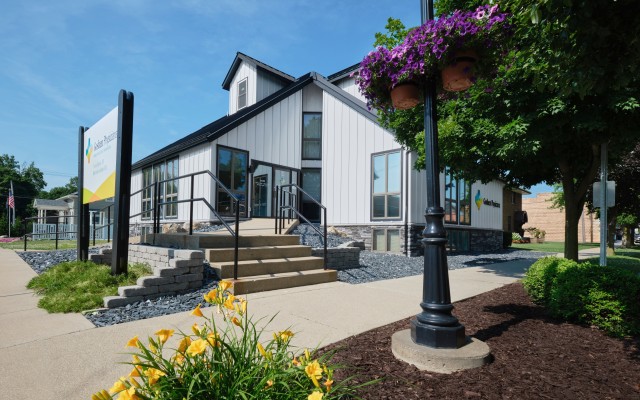Exterior of a doctors office building